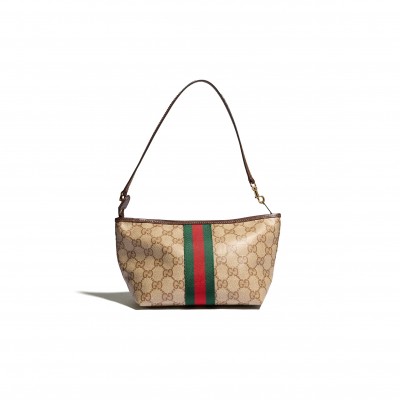 GUCCI SMALL POUCH WITH STRAP AND WEB 876055 (21.5*16*13.5cm)